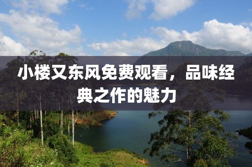 小楼又东风免费观看，品味经典之作的魅力