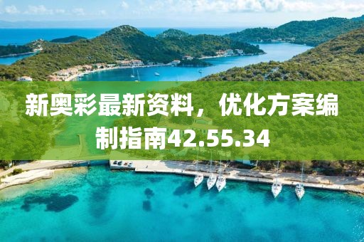 新奥彩最新资料，优化方案编制指南42.55.34