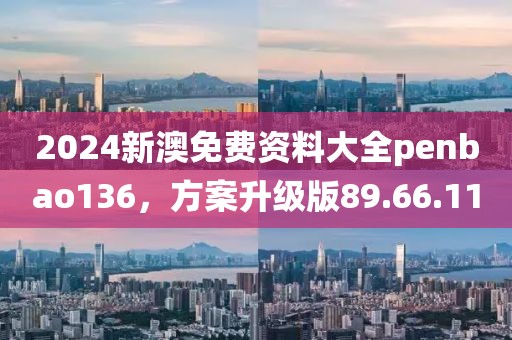 2024新澳免费资料大全penbao136，方案升级版89.66.11