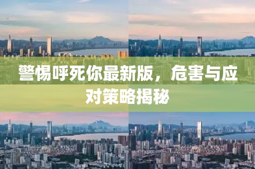 警惕呼死你最新版，危害与应对策略揭秘