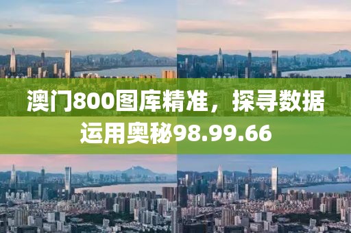 澳门800图库精准，探寻数据运用奥秘98.99.66