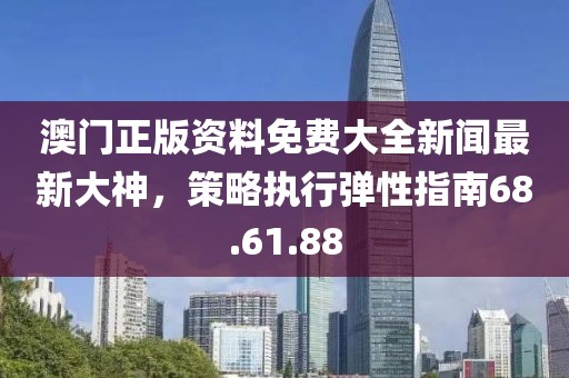 澳门正版资料免费大全新闻最新大神，策略执行弹性指南68.61.88