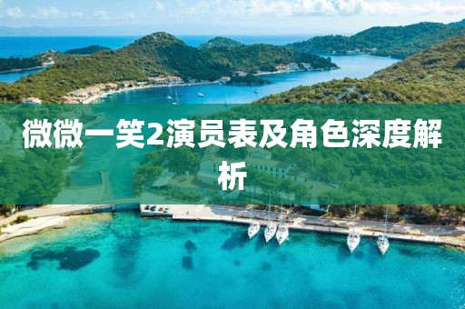 微微一笑2演员表及角色深度解析