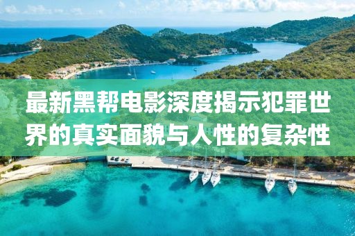 最新黑帮电影深度揭示犯罪世界的真实面貌与人性的复杂性