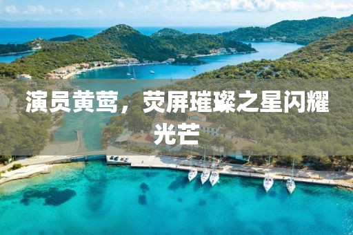 演员黄莺，荧屏璀璨之星闪耀光芒