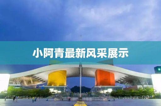 小阿青最新风采展示