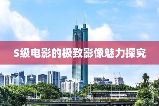 S级电影的极致影像魅力探究