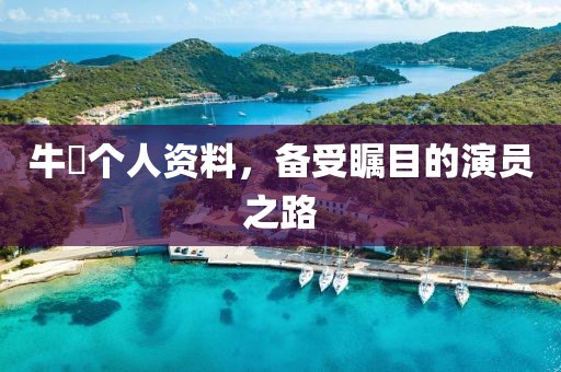 牛犇个人资料，备受瞩目的演员之路