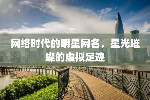 网络时代的明星网名，星光璀璨的虚拟足迹