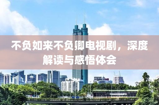 不负如来不负卿电视剧，深度解读与感悟体会