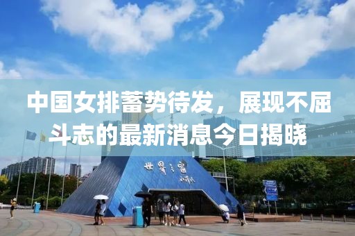 中国女排蓄势待发，展现不屈斗志的最新消息今日揭晓