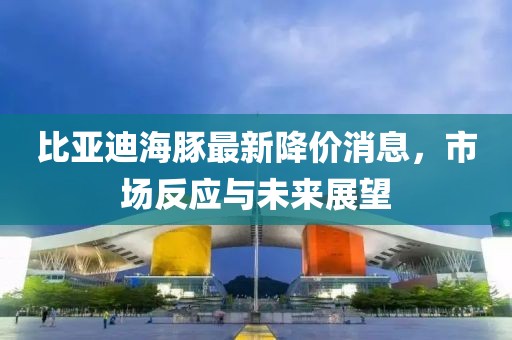 比亚迪海豚最新降价消息，市场反应与未来展望