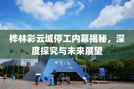 桦林彩云城停工内幕揭秘，深度探究与未来展望